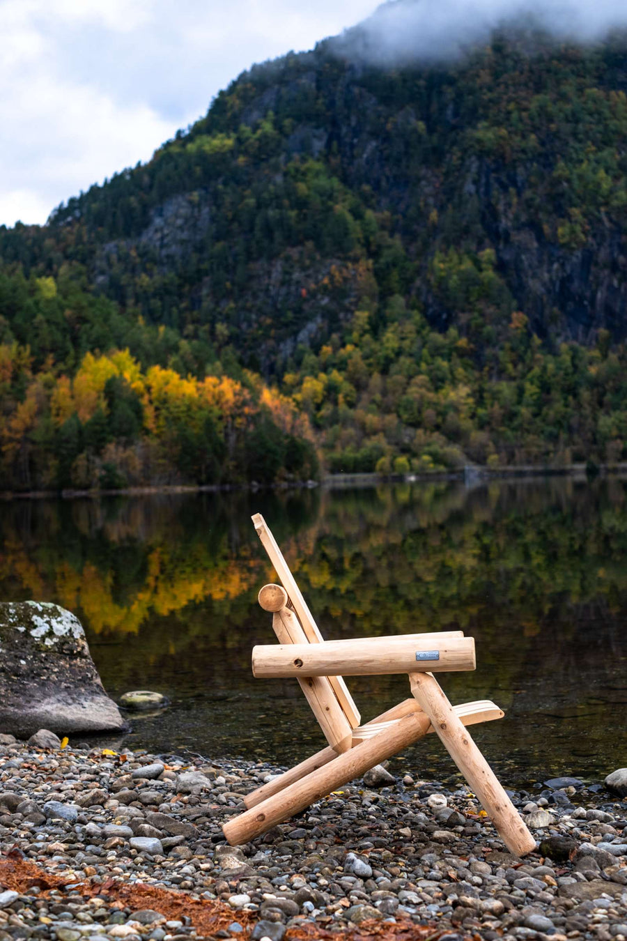 Canadian Outdoor Log Tuinstoel - Firesite