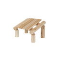 Canadian Outdoor Log Voetenbank Cederhout