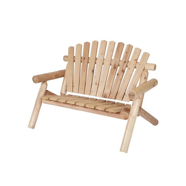 Canadian Outdoor Log Tuinbank Tweezitter Cederhout