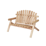 Canadian Outdoor Log Tuinbank Tweezitter Cederhout