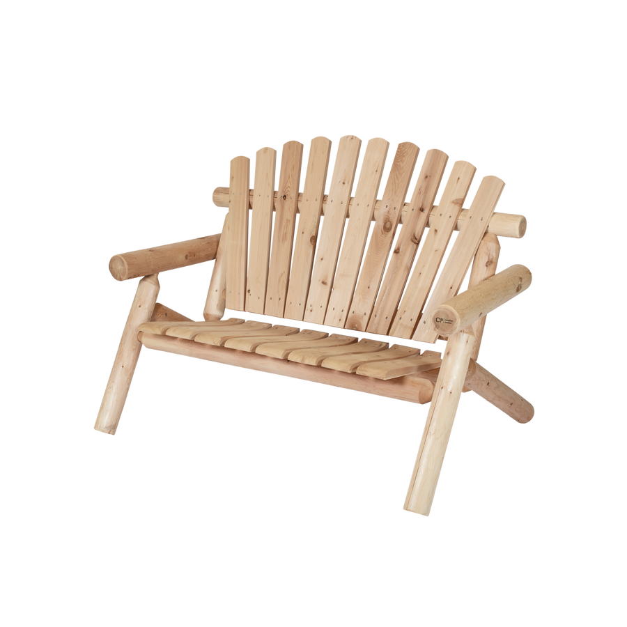 Canadian Outdoor Log Tuinbank Tweezitter Cederhout