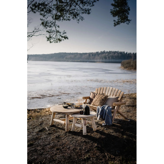 Canadian Outdoor Log Tuinbank Tweezitter Cederhout