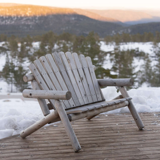 Canadian Outdoor Log Tuinbank Tweezitter Cederhout