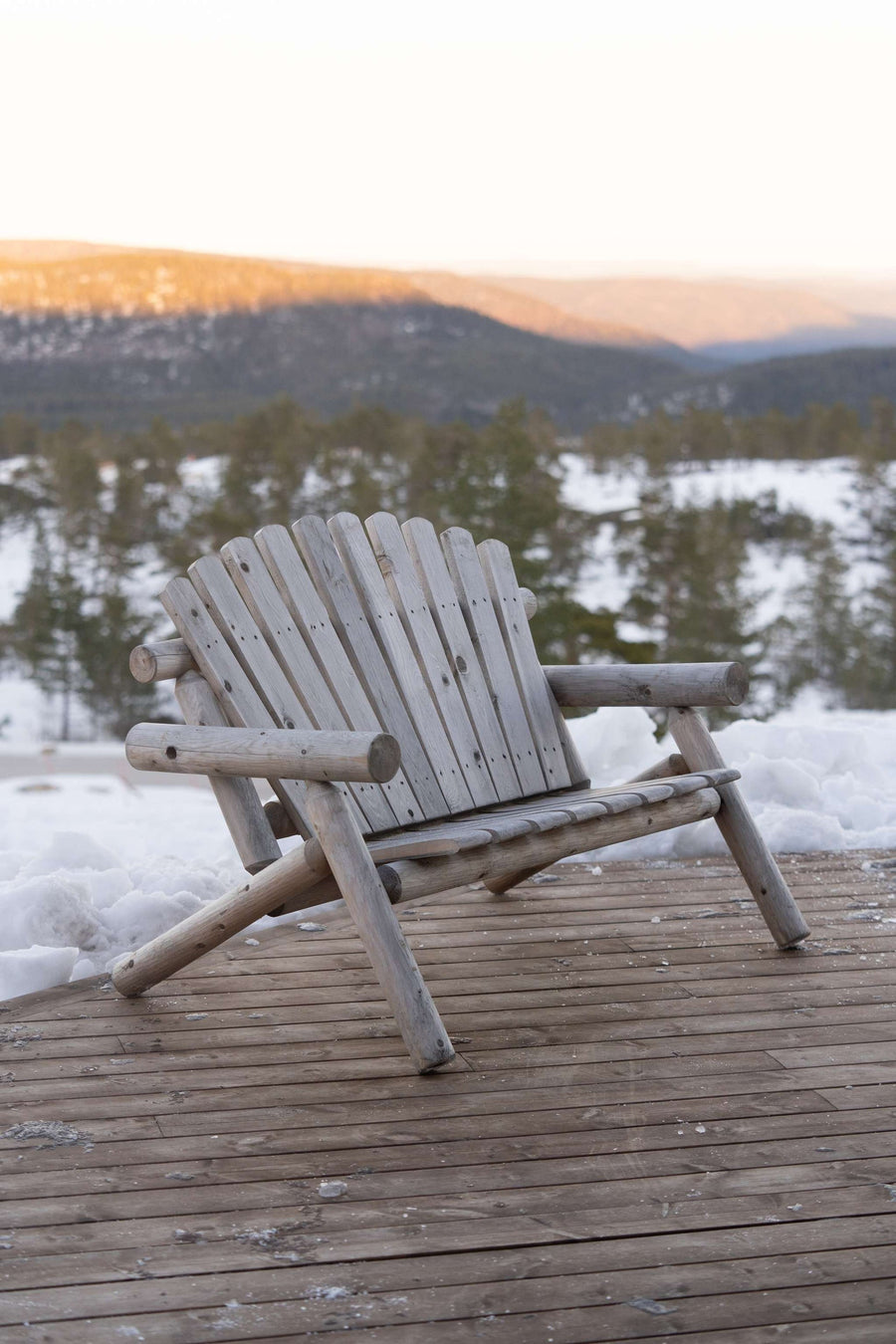 Canadian Outdoor Log Tuinbank Tweezitter Cederhout 5