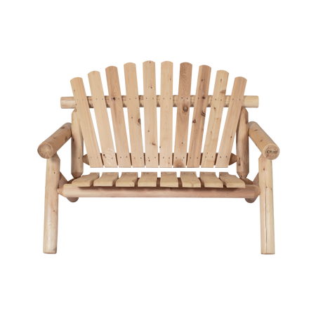 Canadian Outdoor Log Tuinbank Tweezitter Cederhout