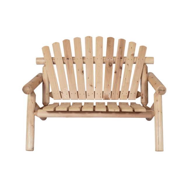 Canadian Outdoor Log Tuinbank Tweezitter Cederhout