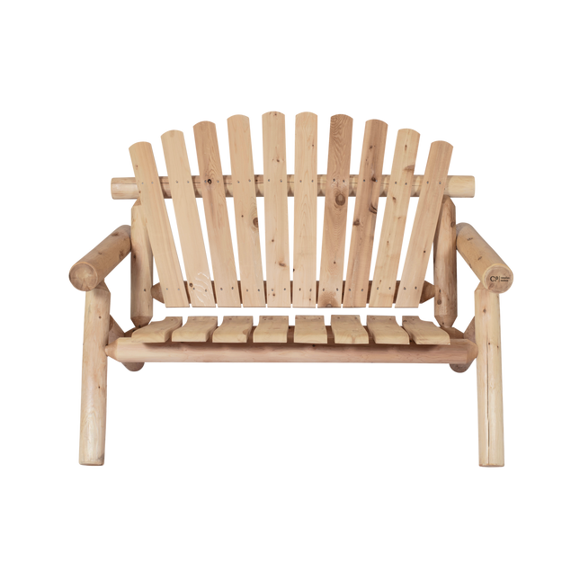 Canadian Outdoor Log Tuinbank Tweezitter Cederhout