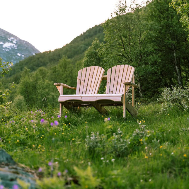 Canadian Outdoor Classic Adirondack Tuinbank Tweezitter Cederhout