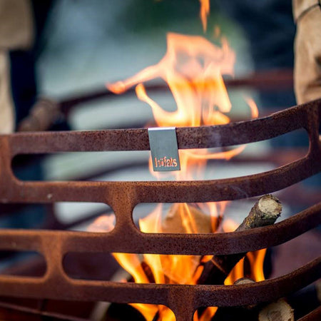 Höfats CUBE Vuurkorf Roest cortenstaal - Firesite