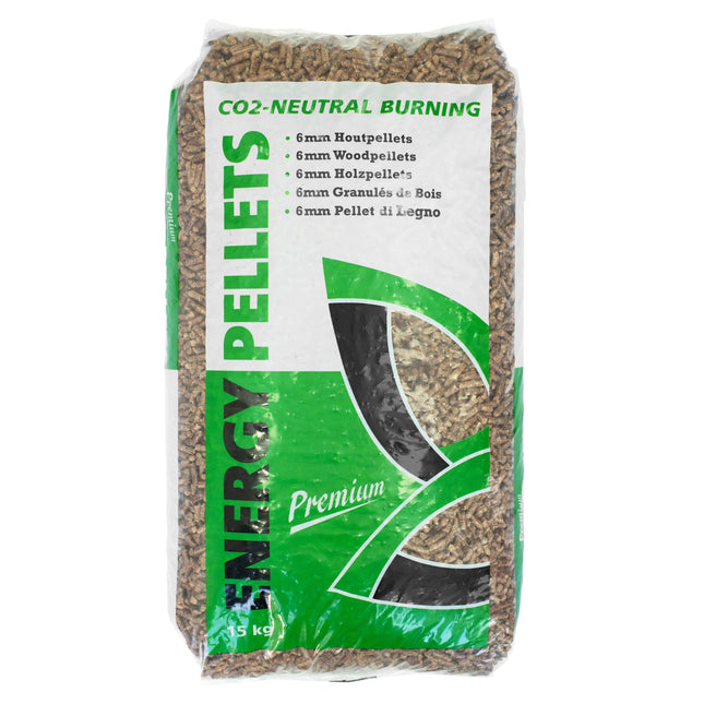Energy Pellets Premium houtpellets zak 15 kg voorkant