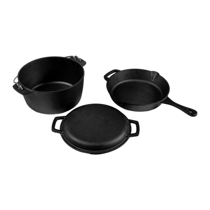 Espegard Gietijzeren Pannenset