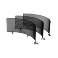 Espegard Vonkenvanger voor vuurschaal 60 cm set van 3