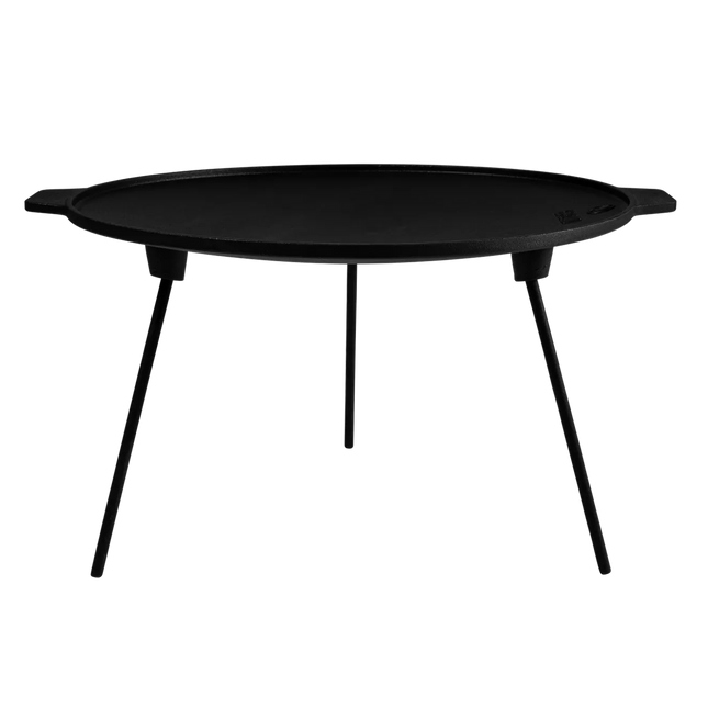 Gietijzeren grillplaat van Espegard met poten, 50 x 44 cm
