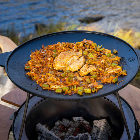 Espegard Gietijzeren Grillplaat met poten 50x44 cm