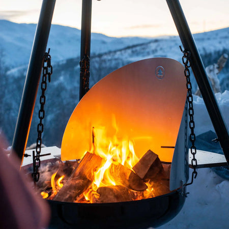 Espegard Wind- en Warmtescherm voor vuurschaal 60 cm - Firesite