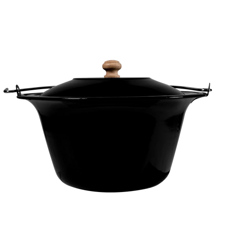 Espegard Stalen Soeppan geëmailleerd 6 liter - Firesite
