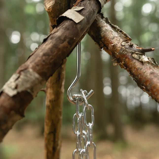 Espegard Driepoot Ring met ketel aan de ophangketting