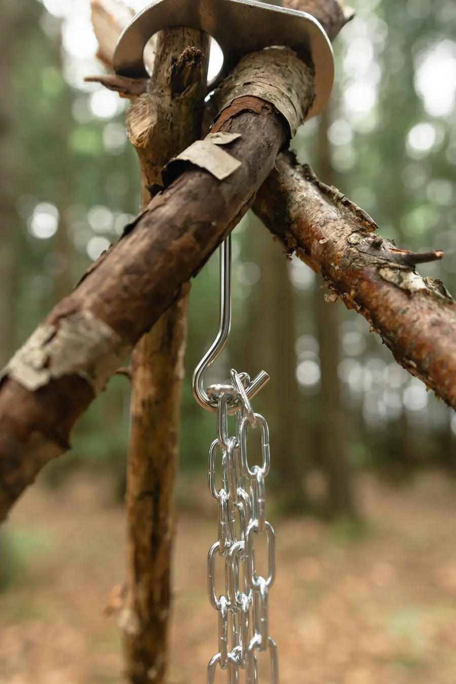Espegard Driepoot Ring met ketel aan de ophangketting