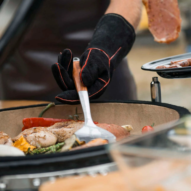 Grillen met het Espegard Grillsett boven een vuurschaal