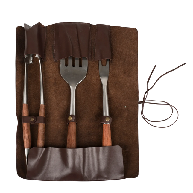 Espegard Grillsett BBQ gereedschapset met grilltang, bakspatel en trancheervork