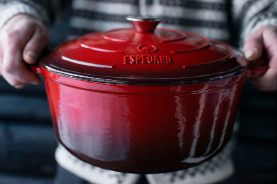 Espegard Gietijzeren Pan geëmailleerd 6 liter - Firesite