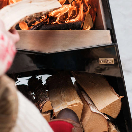 Espegard Utepeis Buitenhaard Zwart geëmailleerd staal 100 cm