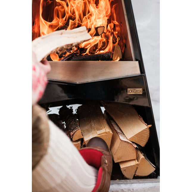 Espegard Utepeis Buitenhaard Zwart geëmailleerd staal 100 cm