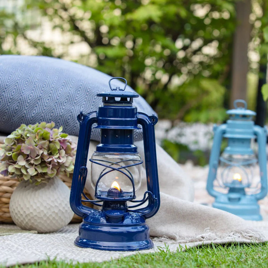 Feuerhand Stormlantaarn Baby Special 276 Cobalt Blue - Firesite