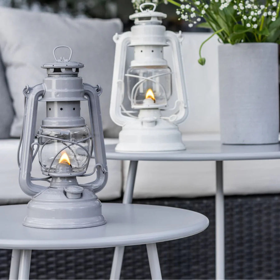 Feuerhand Stormlantaarn Baby Special 276 Nordic Grey - Firesite