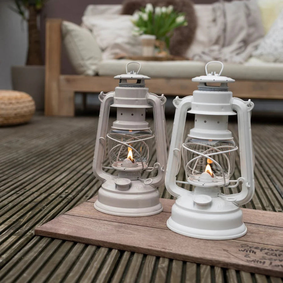 Feuerhand Stormlantaarn Baby Special 276 Pure White - Firesite