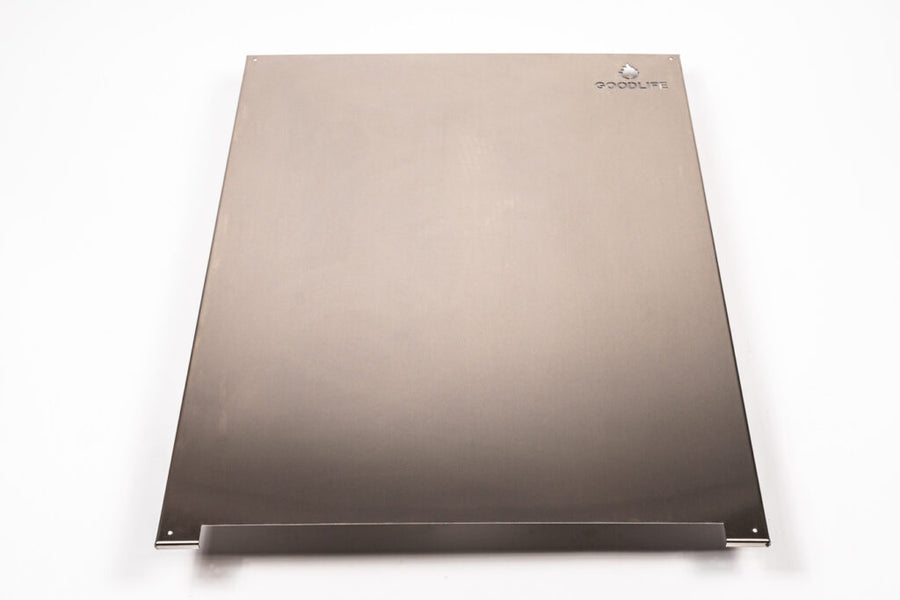 Goodlife Buitenhaard Hitteschild RVS 100x70 cm zijaanzicht