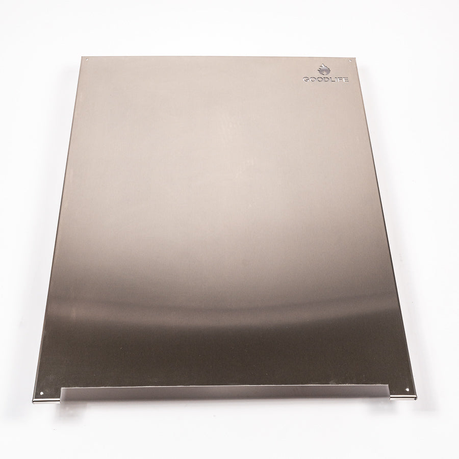 Goodlife Buitenhaard Hitteschild RVS 100x70 cm vooraanzicht