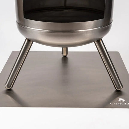 Goodlife Hittebestendige Vloerplaat RVS Vierkant 70 x 70 cm