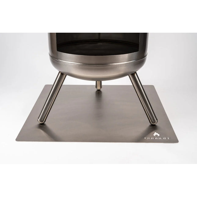 Goodlife Hittebestendige Vloerplaat RVS Vierkant 70 x 70 cm