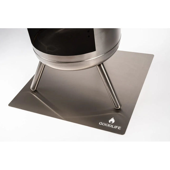 Goodlife Hittebestendige Vloerplaat RVS Vierkant 70 x 70 cm