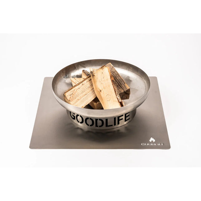 Goodlife Hittebestendige Vloerplaat RVS Vierkant 70 x 70 cm