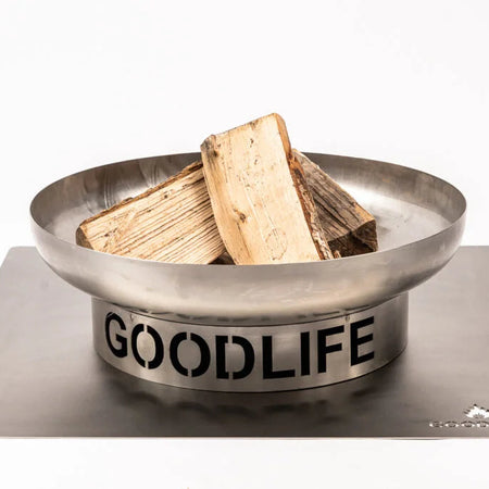 Goodlife Hittebestendige Vloerplaat RVS Vierkant 70 x 70 cm - Firesite