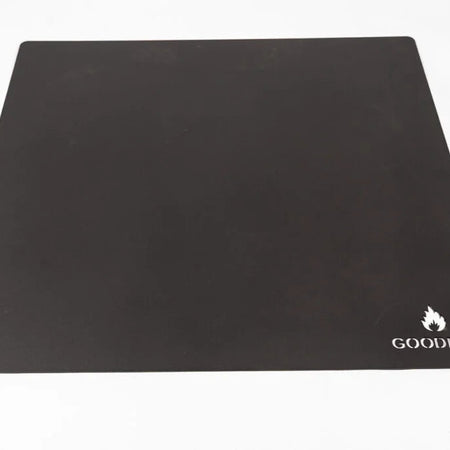 Goodlife Hittebestendige Vloerplaat RVS Zwart Vierkant 70 x 70 cm - Firesite