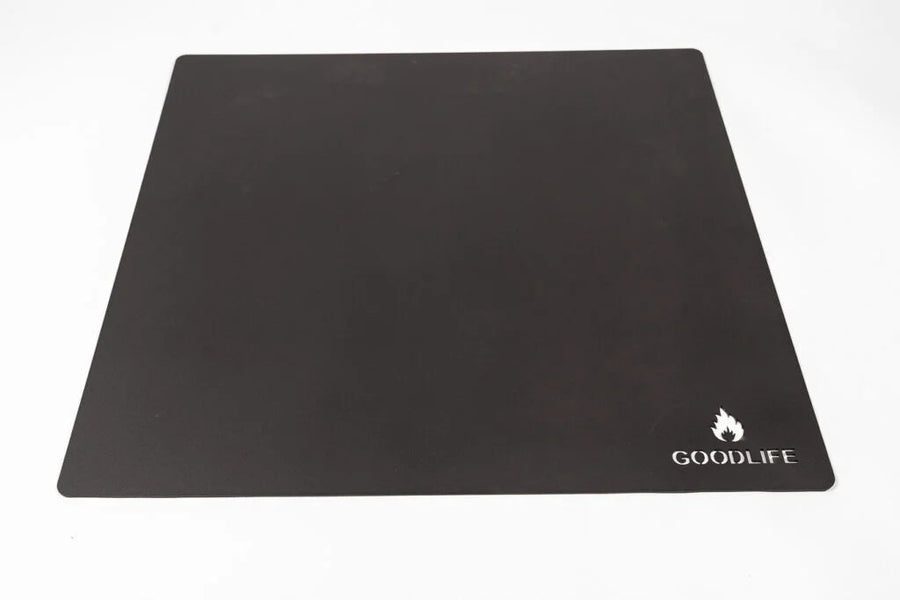Goodlife Hittebestendige Vloerplaat RVS Zwart Vierkant 70 x 70 cm - Firesite