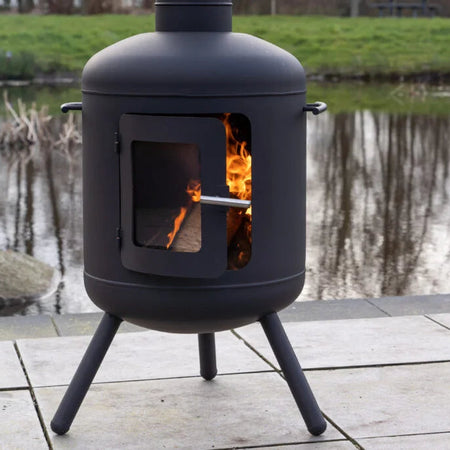 Goodlife Kos Buitenhaard RVS Zwart - Firesite