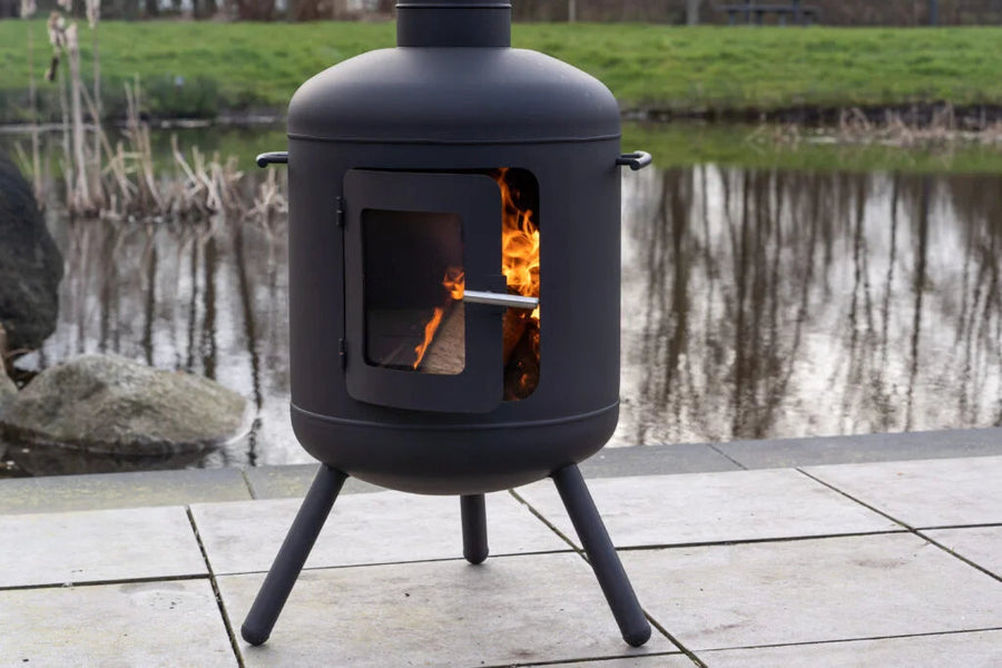 Goodlife Kos Buitenhaard RVS Zwart - Firesite