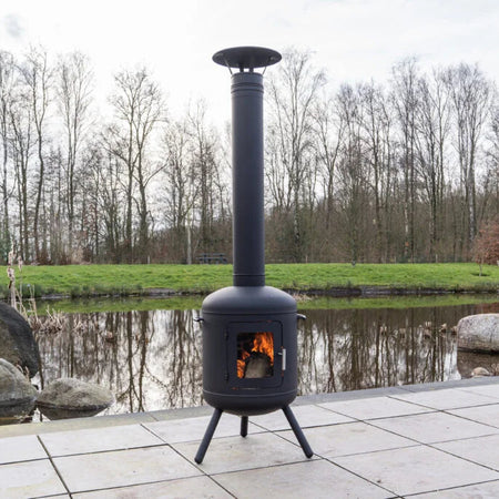 Goodlife Kos Buitenhaard RVS Zwart - Firesite