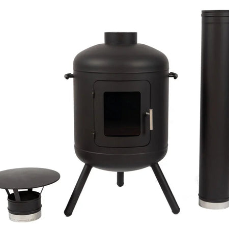 Goodlife Kos Buitenhaard RVS Zwart - Firesite