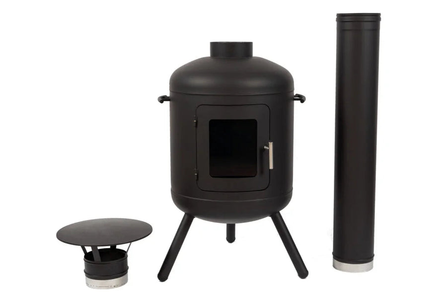 Goodlife Kos Buitenhaard RVS Zwart - Firesite