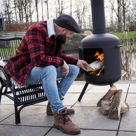 Goodlife Kos Buitenhaard RVS Zwart - Firesite