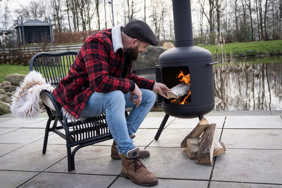 Goodlife Kos Buitenhaard RVS Zwart - Firesite
