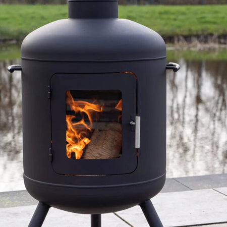 Goodlife Kos Buitenhaard RVS Zwart - Firesite
