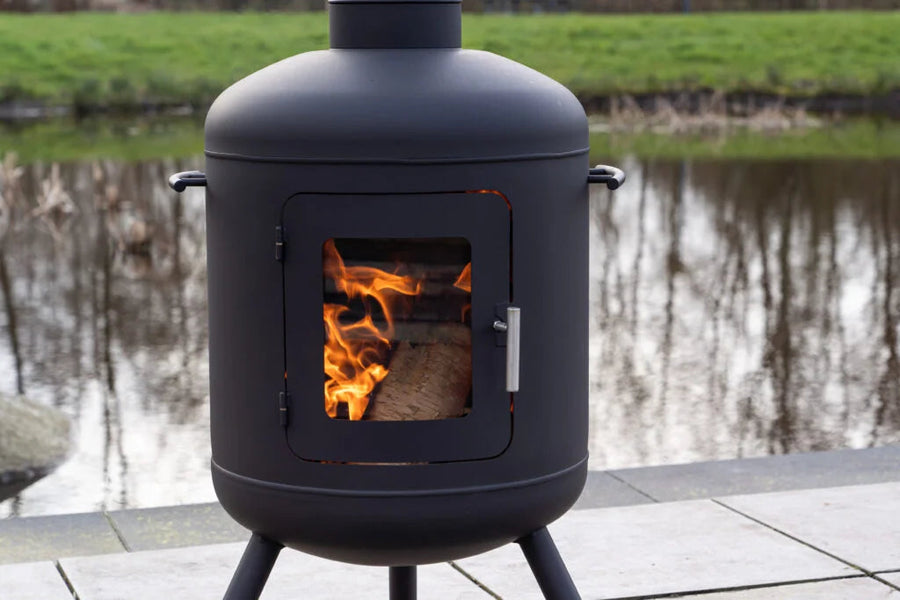 Goodlife Kos Buitenhaard RVS Zwart - Firesite