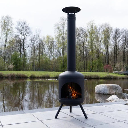 Goodlife Liv Buitenhaard RVS Zwart - Firesite
