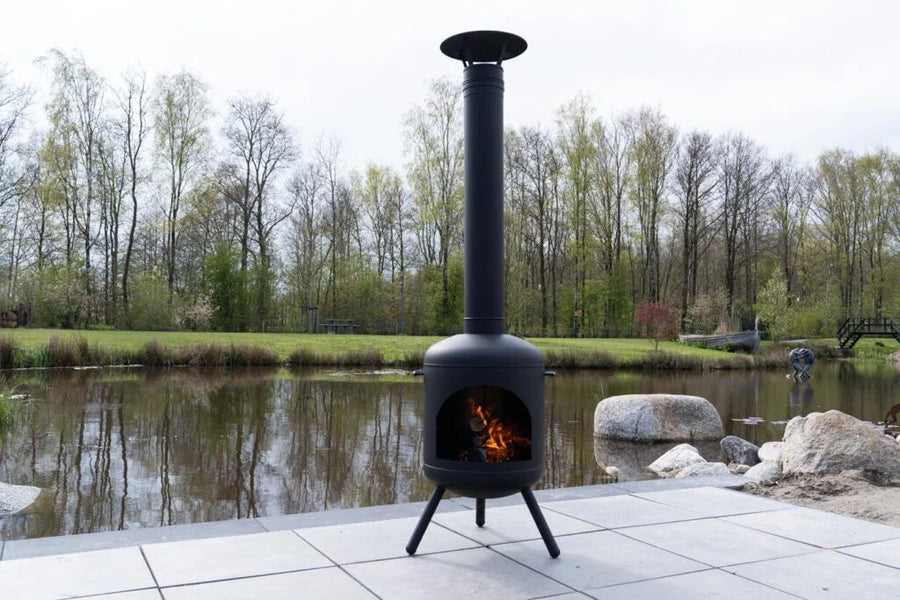 Goodlife Liv Buitenhaard RVS Zwart - Firesite